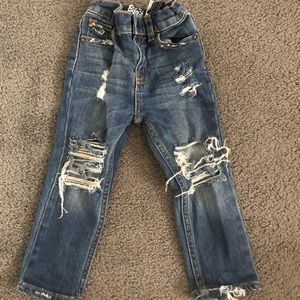 Custom Toddler Oshkosh Distressed Jeans